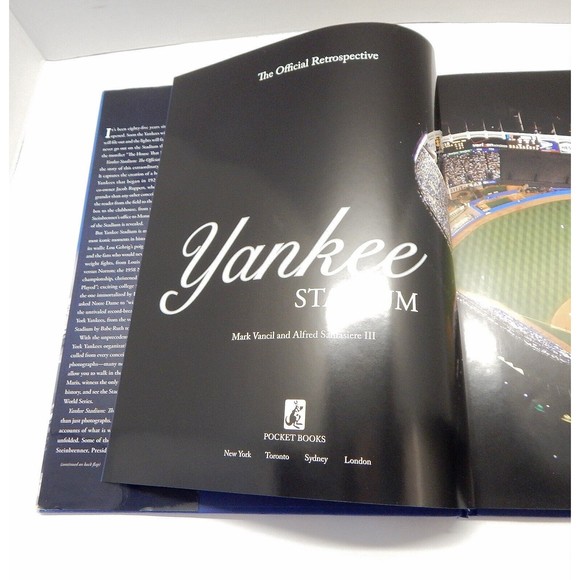 Yankee Stadium The Official Retrospective by Alfred Santasiere III Baseball - Picture 3 of 14